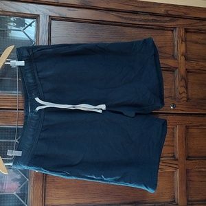 Elastic waist Terry shorts with pockets women's 2XL teal